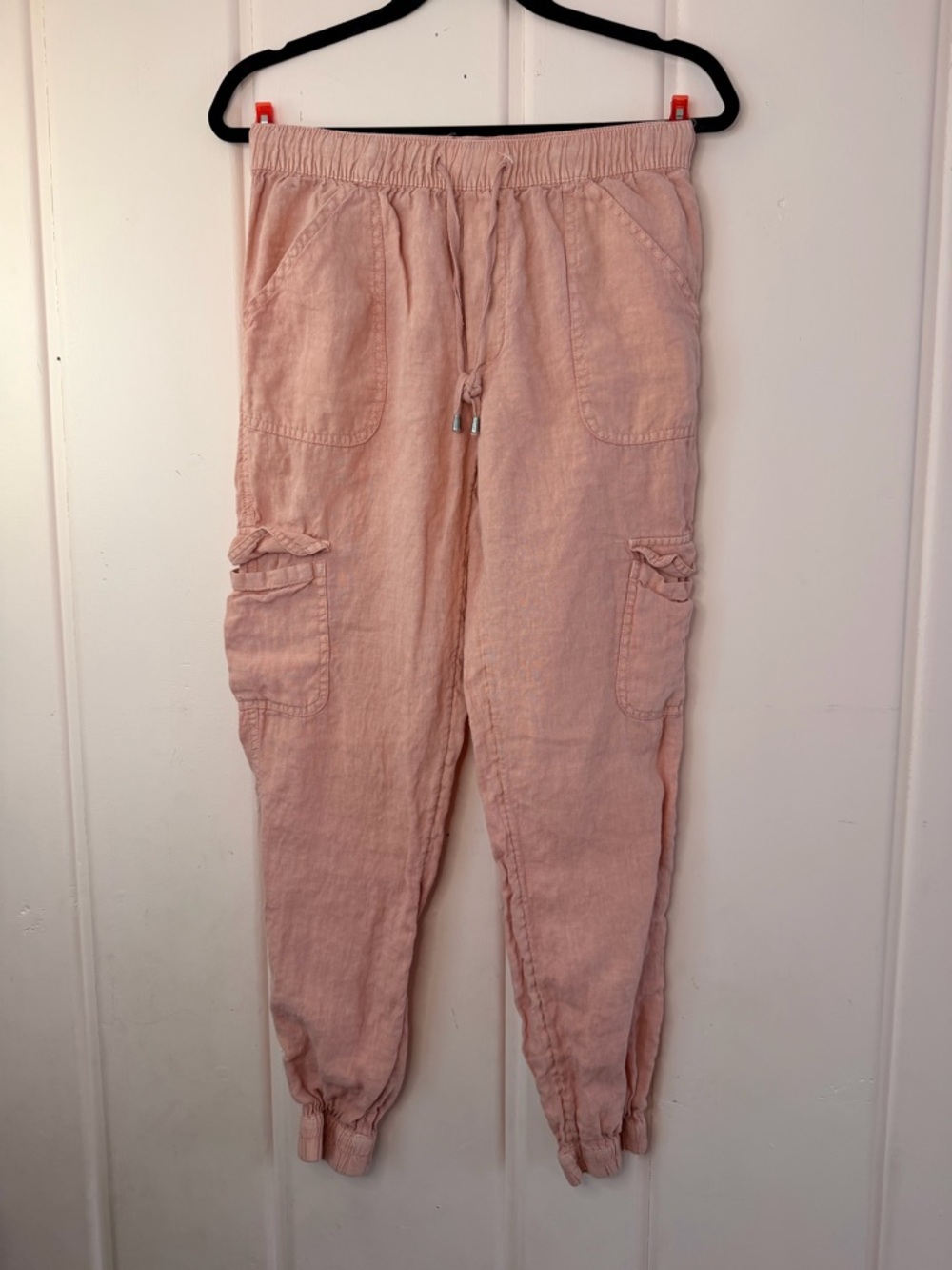 Nicole Miller light coral Cargo Jogger Pants sz6